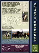 COWBOY DRESSAGE - Dances With Cows DVD